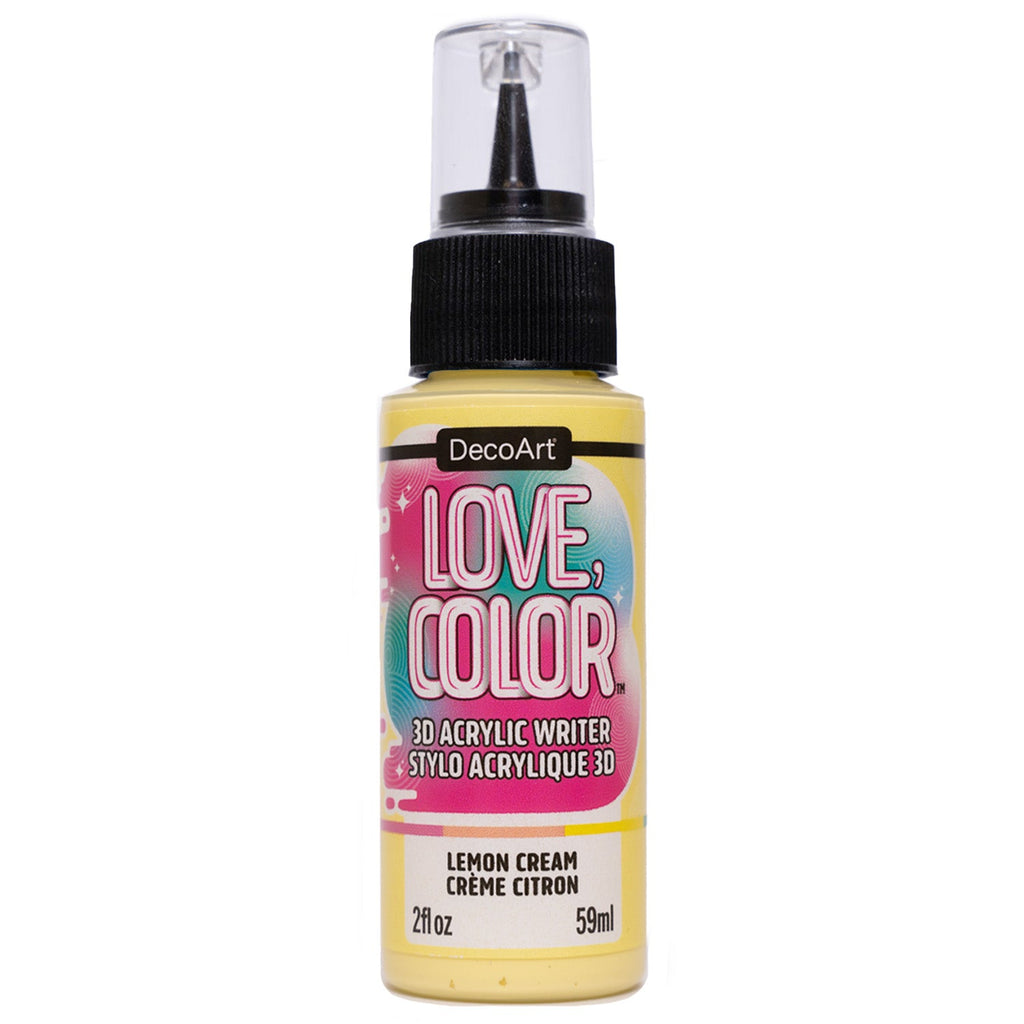 Love, Color 3D Acrylic Writers - DecoArt