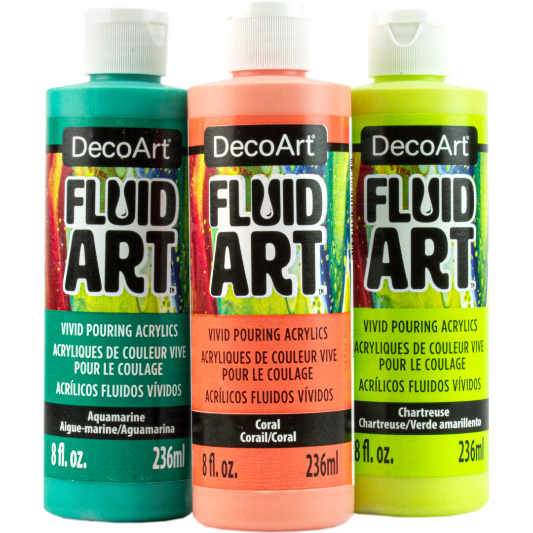 Fluid Art Ready to Pour Acrylics - DecoArt