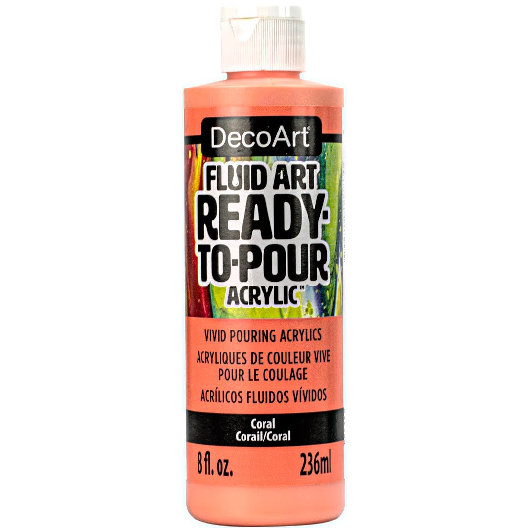 Fluid Art Ready to Pour Acrylics - DecoArt