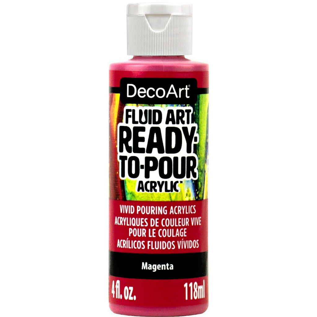 Fluid Art Ready to Pour Acrylics - DecoArt