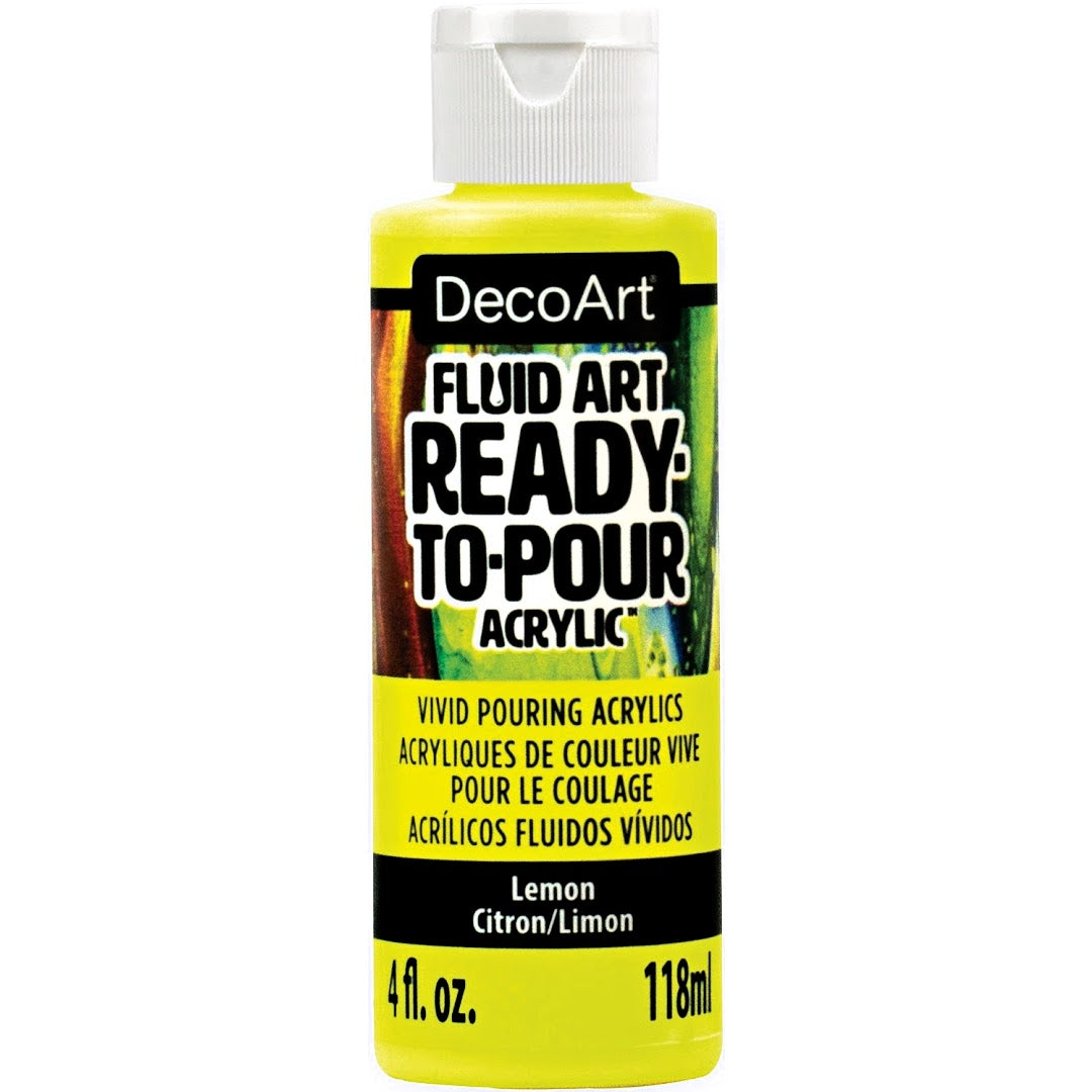 Fluid Art Ready to Pour Acrylics - DecoArt