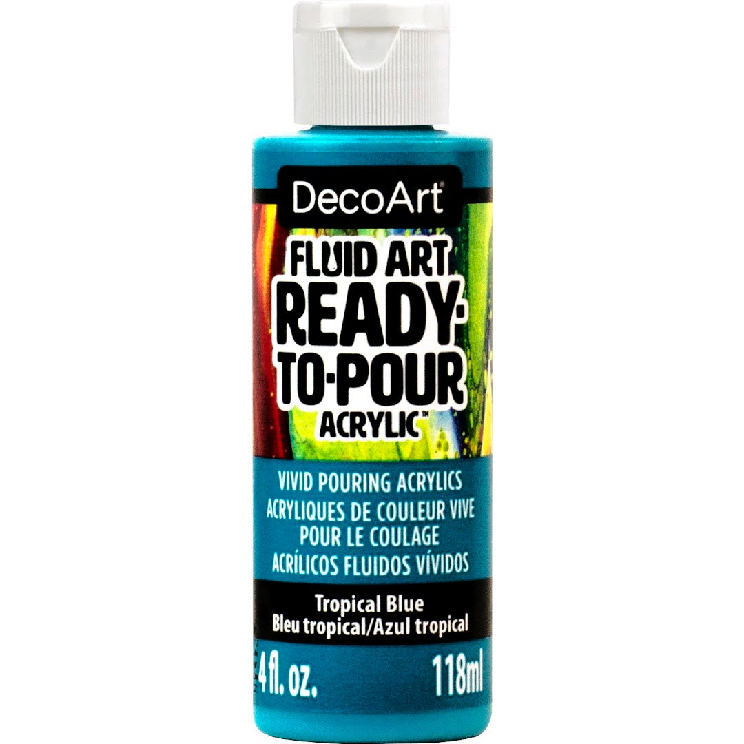 Fluid Art Ready to Pour Acrylics - DecoArt