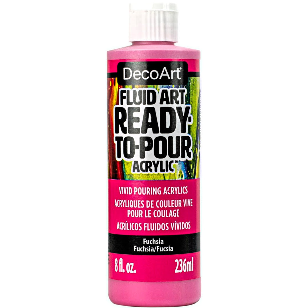 Fluid Art Ready to Pour Acrylics - DecoArt