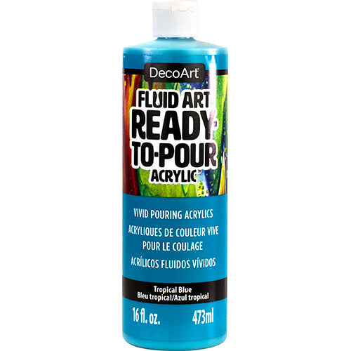 Fluid Art Ready to Pour Acrylics - DecoArt