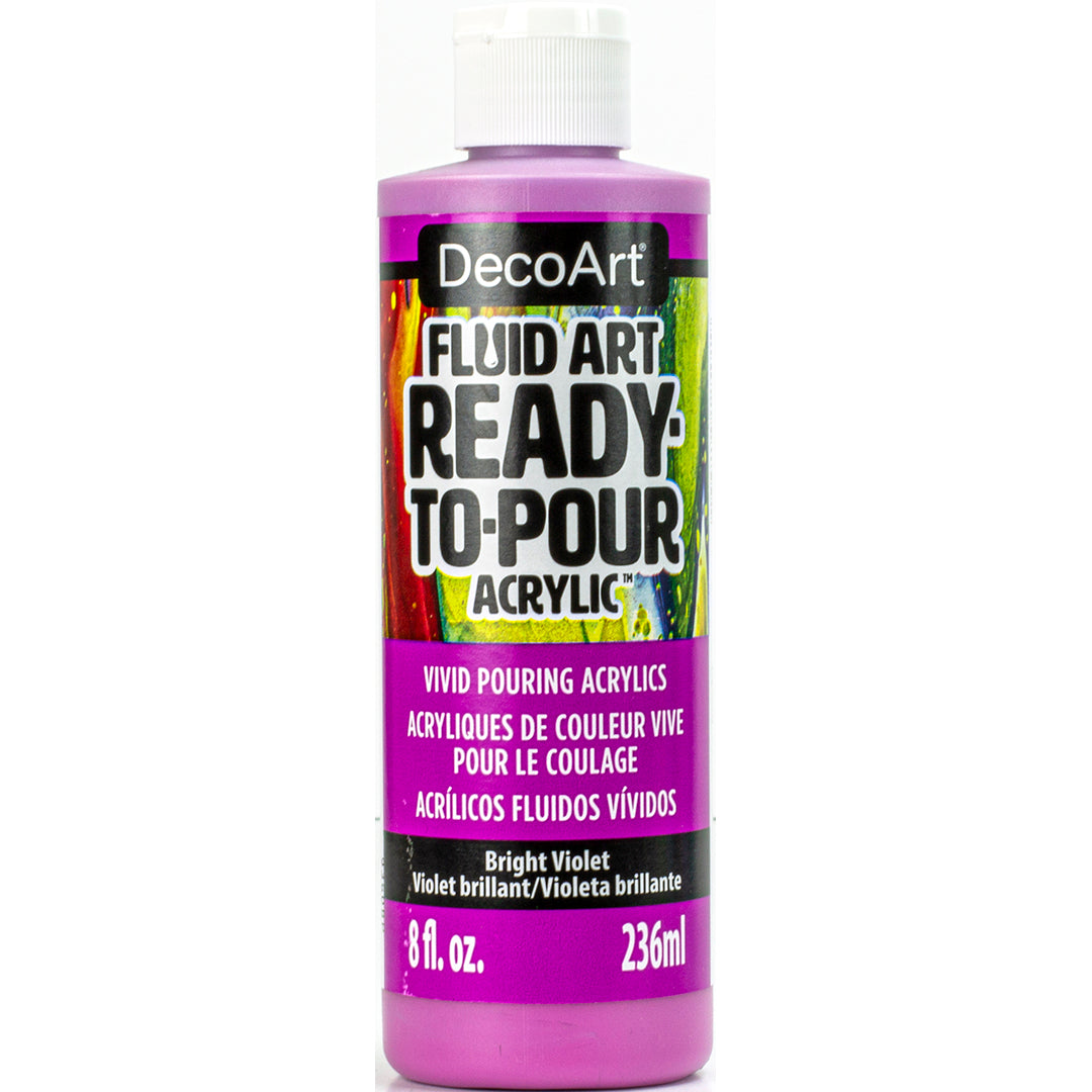 Fluid Art Ready to Pour Acrylics - DecoArt